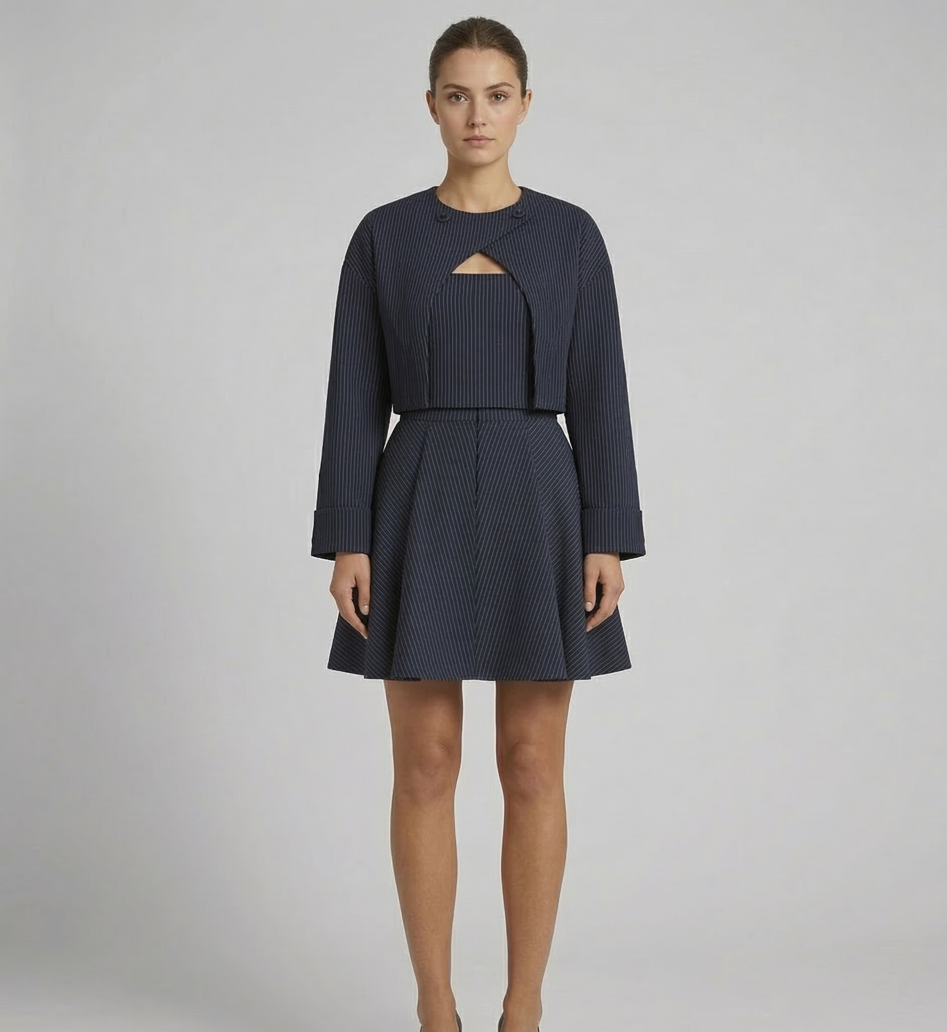 JL Manuela Blue Skirt