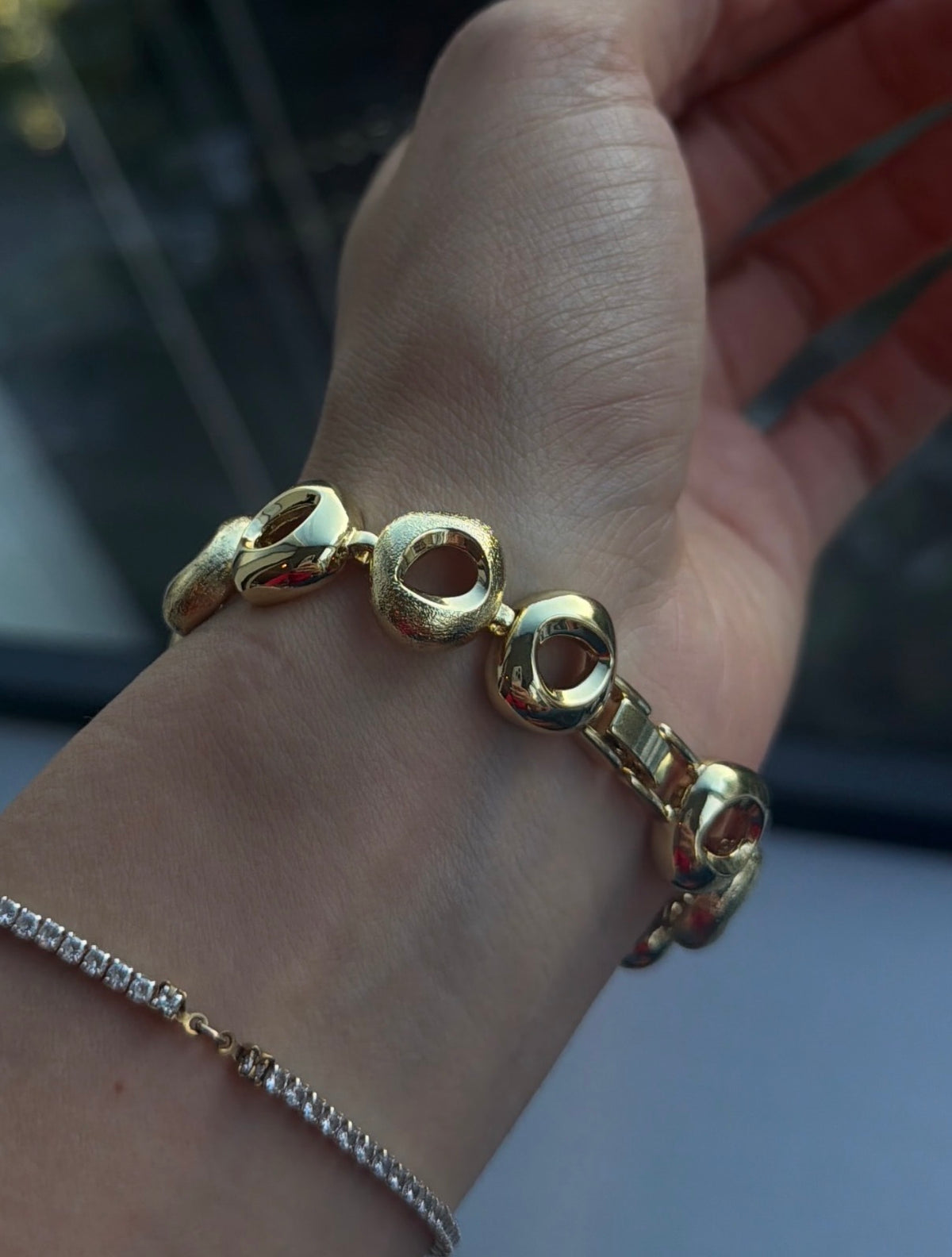 SW Gold Bracelet - One Stone Bronze-2