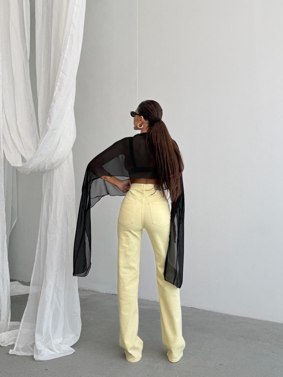 Buttermilk Yellow Jeans-3