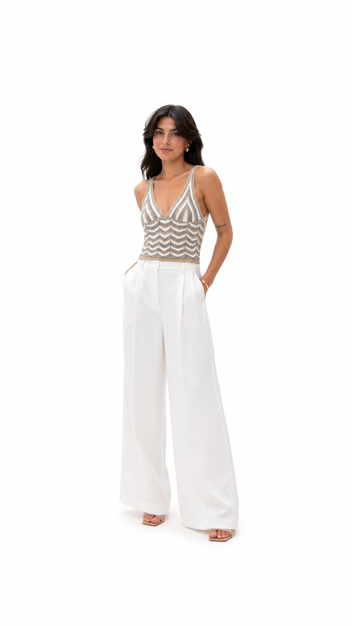 Shimmer Knit Top