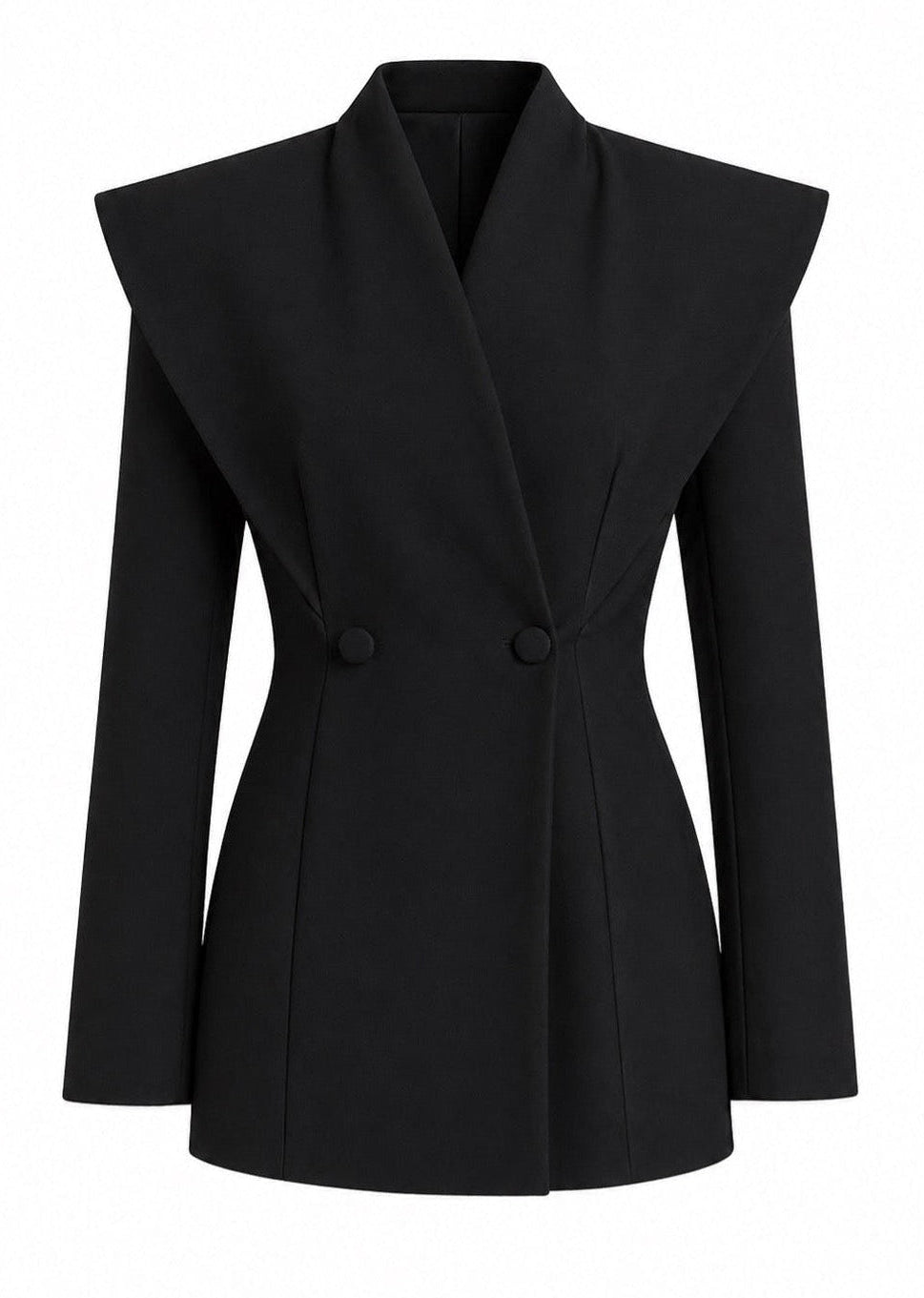 Open-Shoulder Blazer – Fery Black