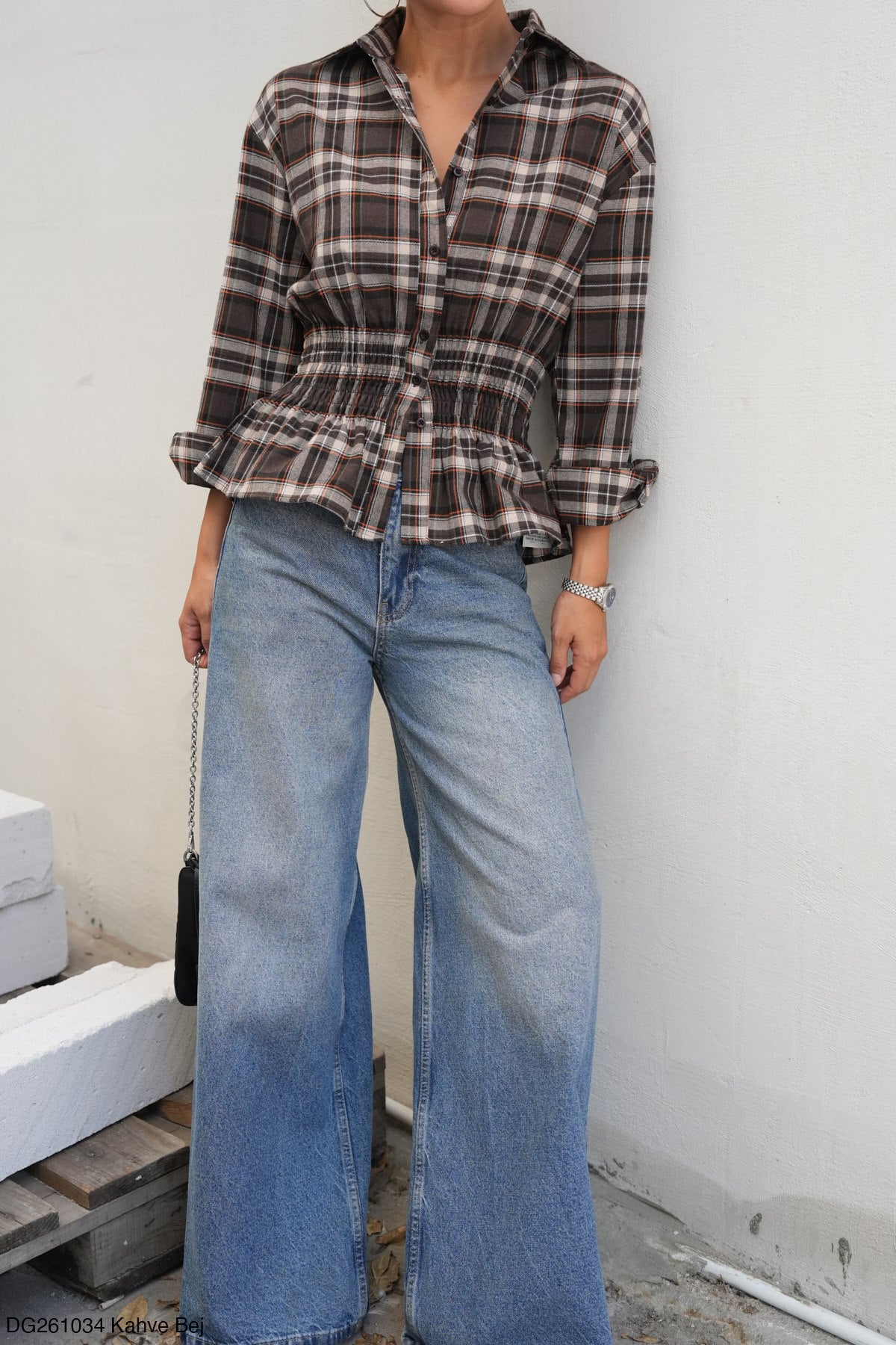 Tartan Shirt – Orange-3