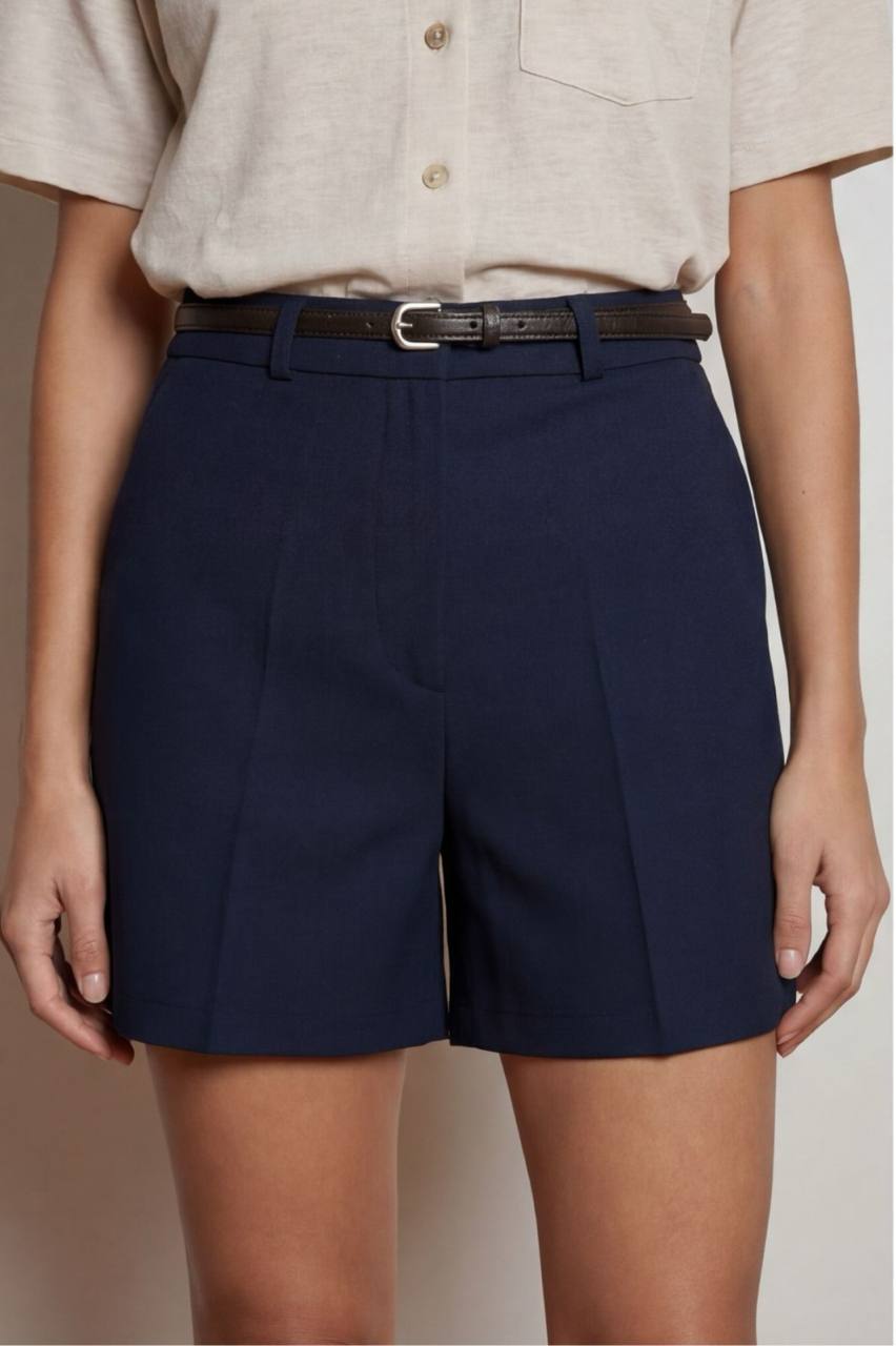 Qaziel Shorts - Navy-1