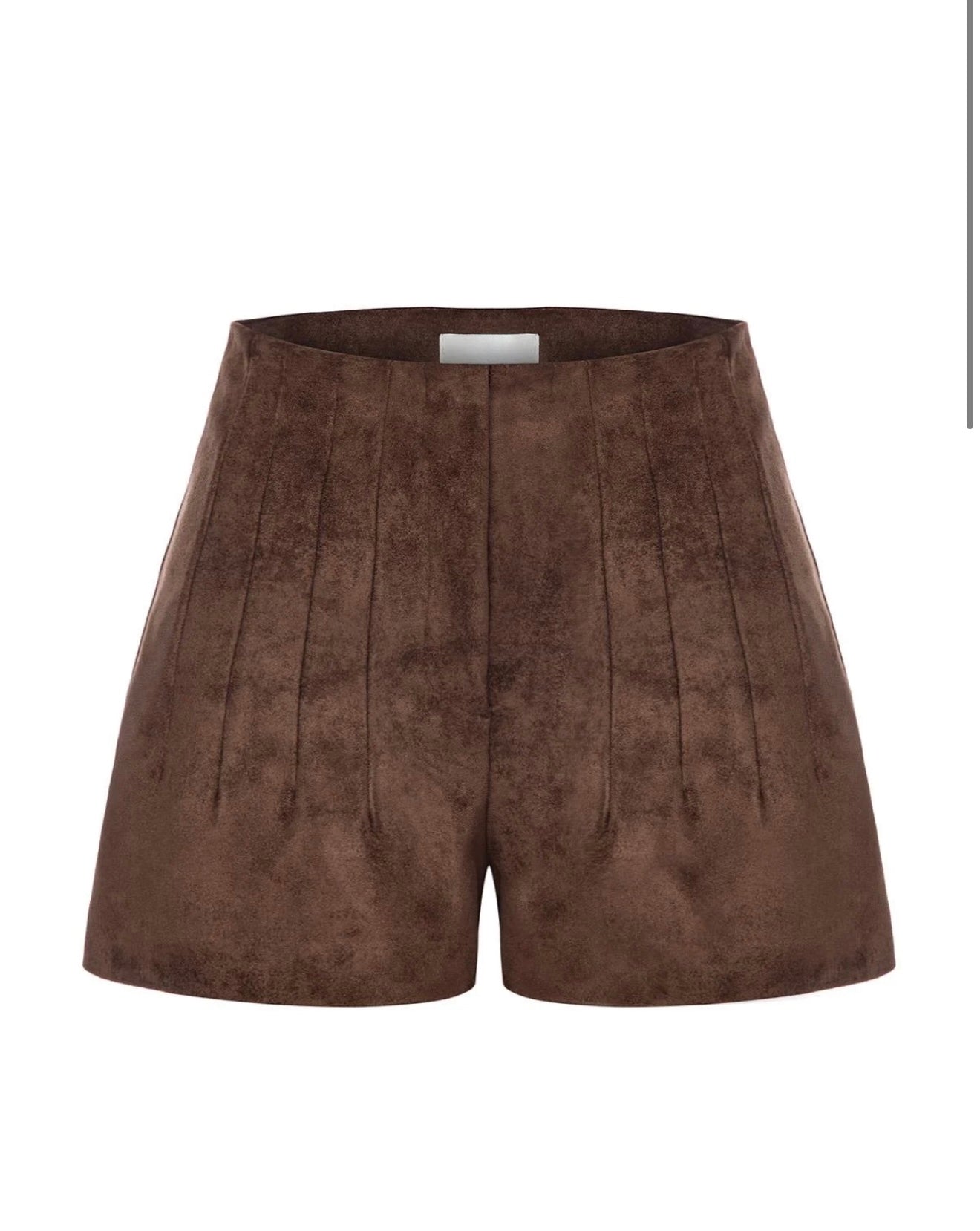 Mini Suede Shorts Brown - JL Hailey