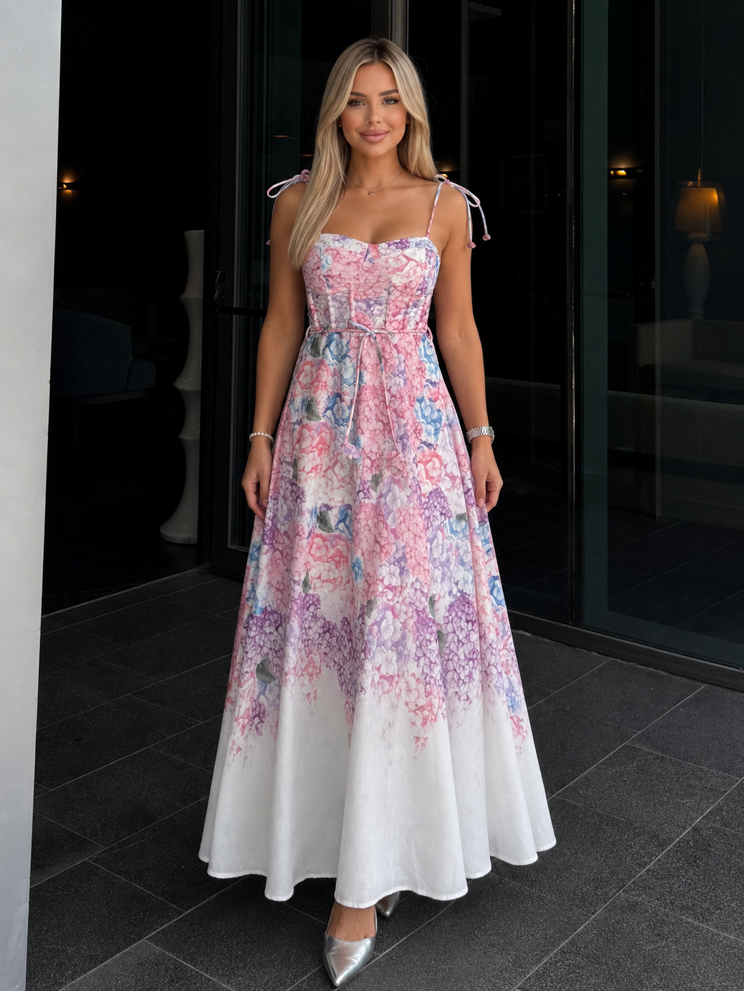 Lady Balerina Dress Lavender Blue