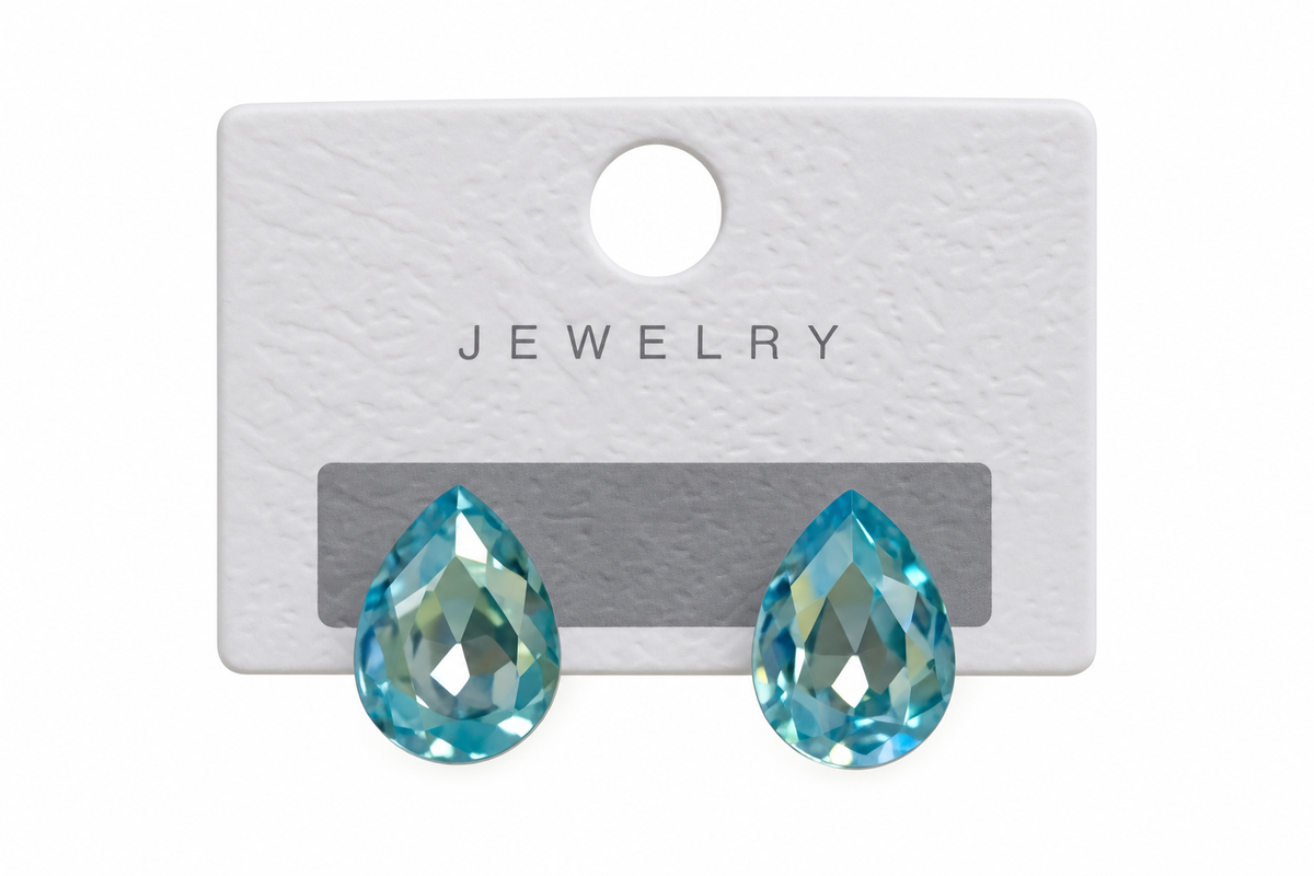 Pear Cut Earring - Turquoise-1