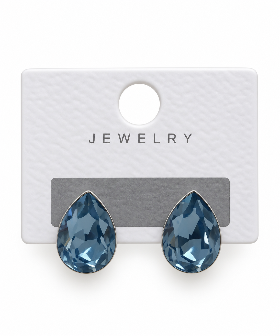 Pear Cut Earring - Marine Blue-1