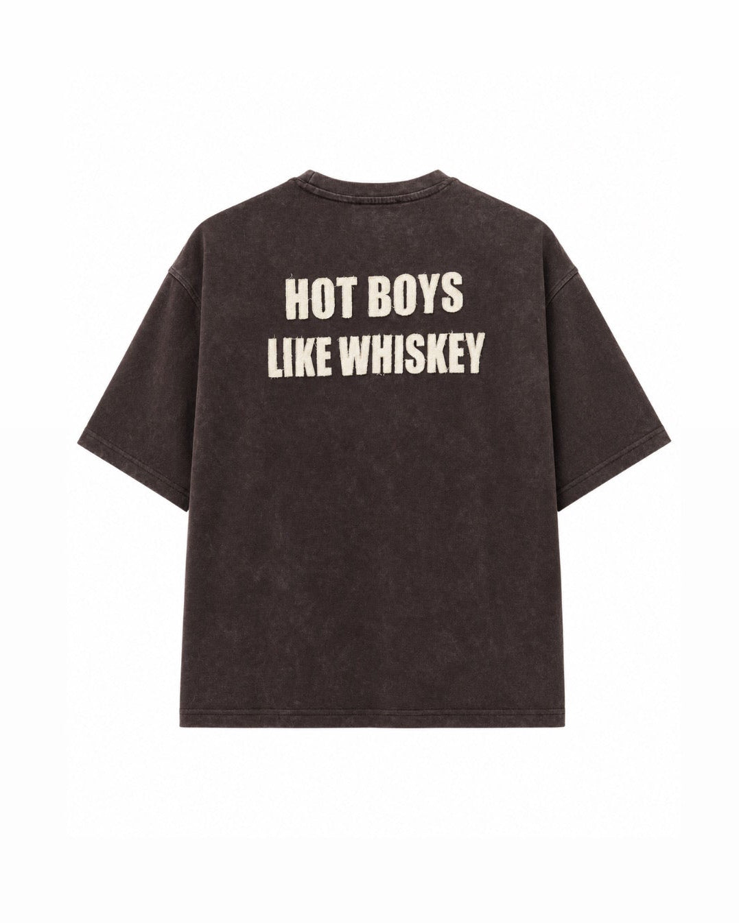Unisex T-Shirt Brown - Hot Boys Like Whiskey