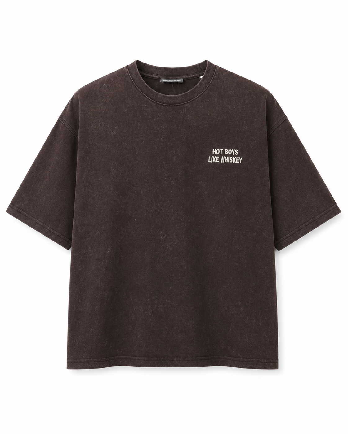 Unisex T-Shirt Brown - Hot Boys Like Whiskey