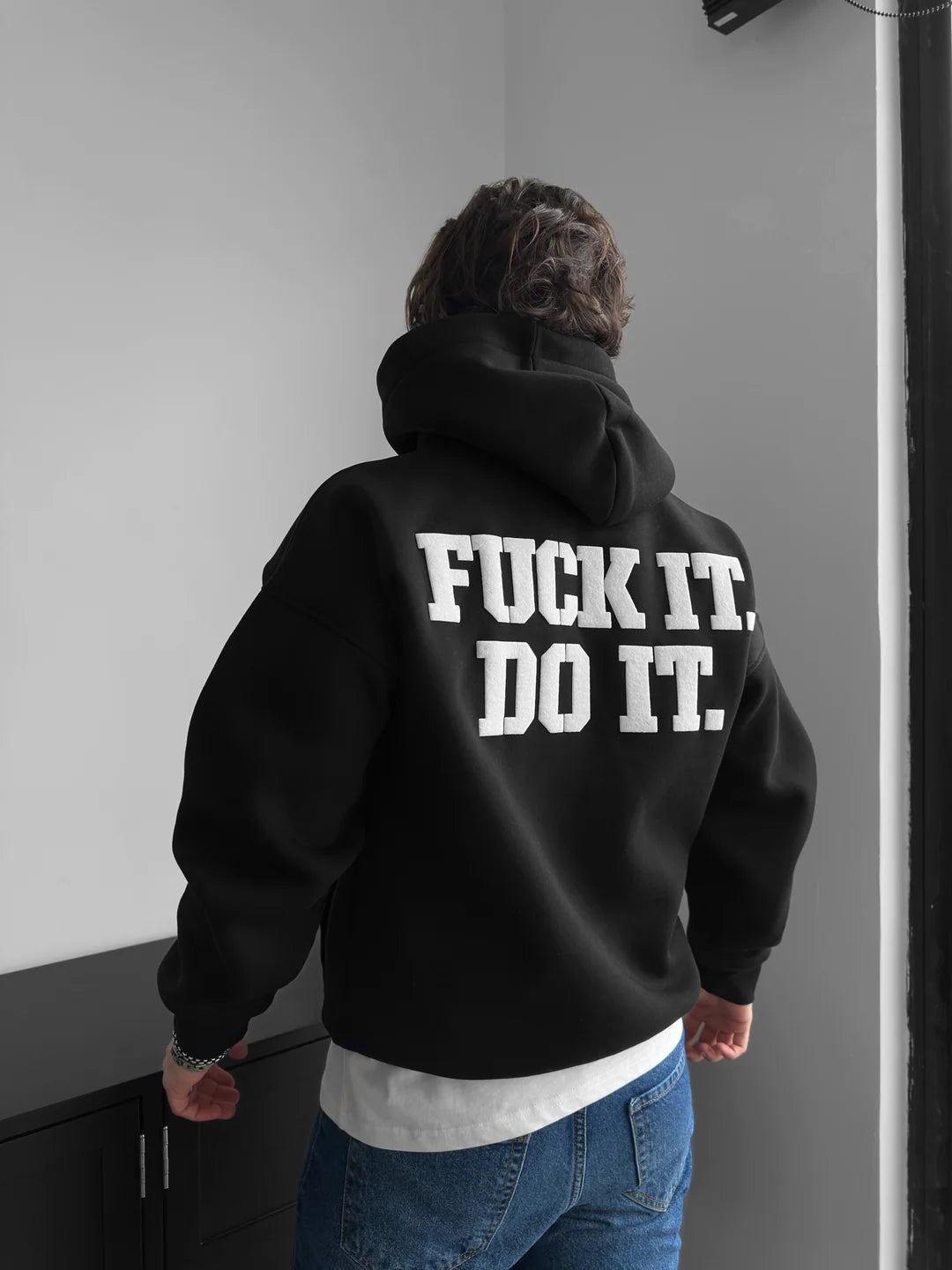 Fuck It. Do It. Hoodie – Black