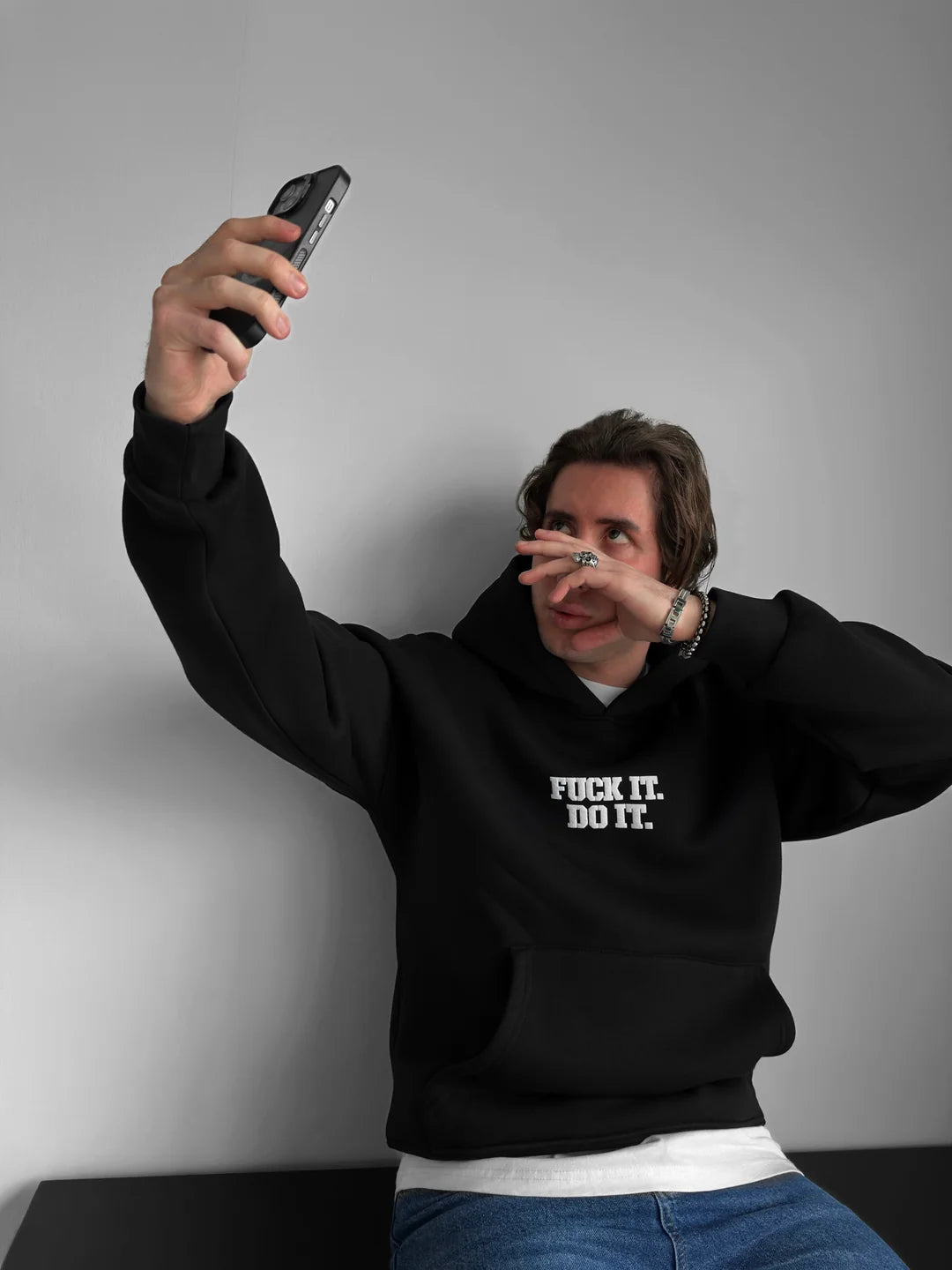 Fuck It. Do It. Hoodie – Black