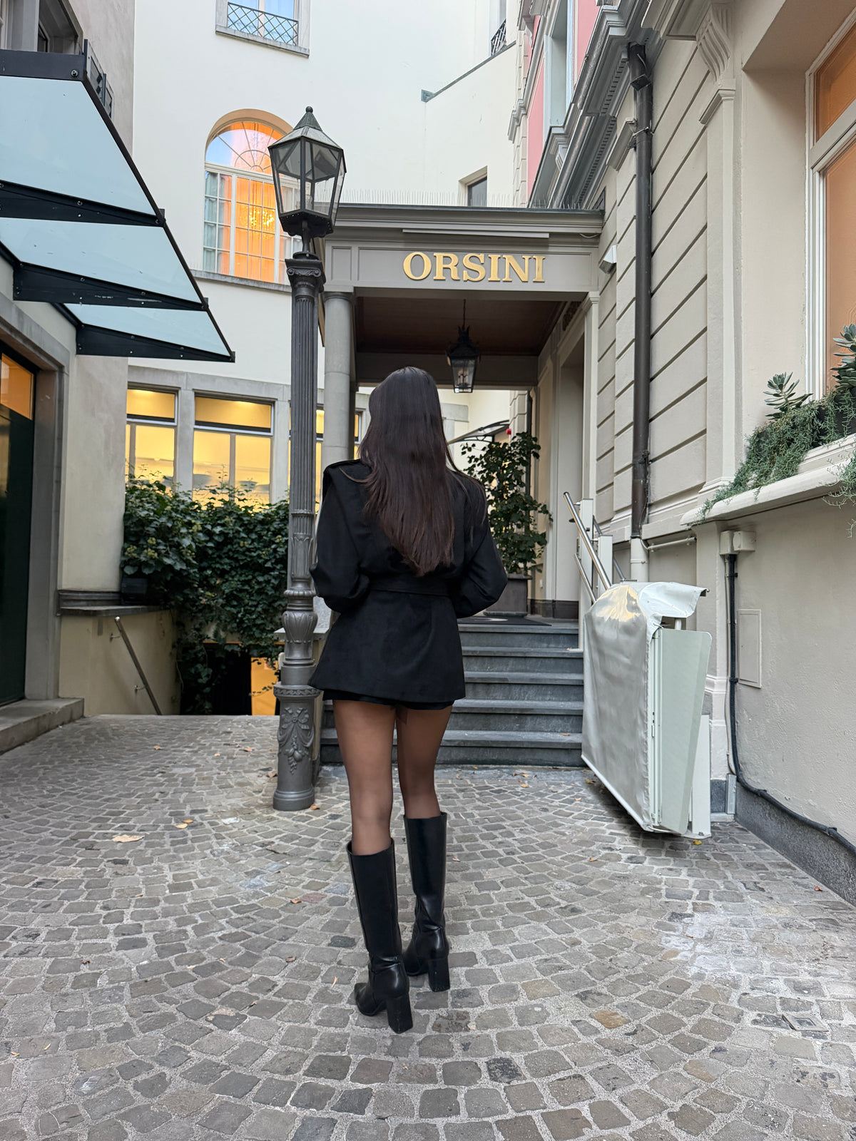 Rosie Suede Jacket - Black-6