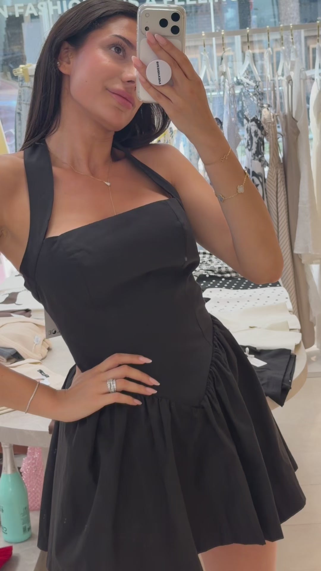 Femme Mini Dress - Black-4